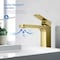 Kibi Blaze-T Single Handle Bathroom Vessel Sink Faucet with Pop Up Drain C-KBF1018BG-KPW101BG - alternate 6